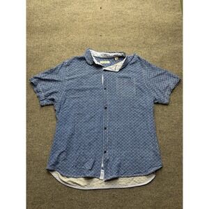 Tommy Bahama Men's the Veracruz Cay Blue Button Up Shirt Size XXL